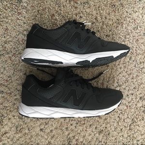 New Balance WRT96 696 RevLite Black Tennis Sneaker